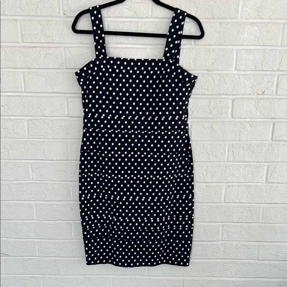 Tommy Hilfiger Blue Sheath Mini Dress Square Neck